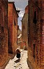Street In The Old Town by Alphonse de Neuville
